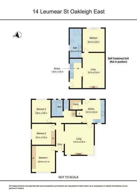 Floorplan of Homely house listing, 14 Leumear Street, Oakleigh East VIC 3166