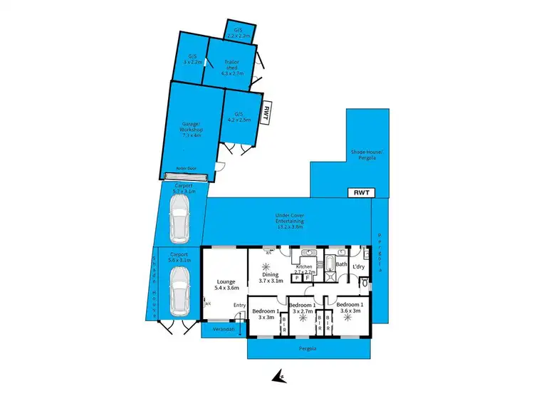Floorplan of Homely house listing, 11 Easton Road, Happy Valley SA 5159