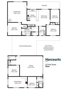 Floorplan of Homely house listing, 22 Park Street, Ross TAS 7209
