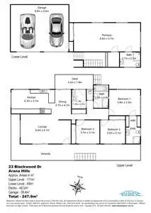 Floorplan of Homely house listing, 23 Blackwood Drive, Arana Hills QLD 4054