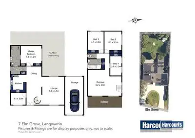Floorplan of Homely house listing, 7 Elm Grove, Langwarrin VIC 3910