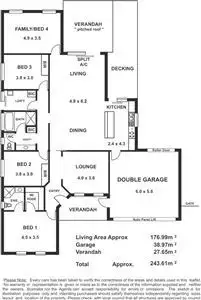 Floorplan of Homely house listing, 10 Rushton Court (via Monks Ave), Littlehampton SA 5250