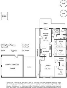 Floorplan of Homely house listing, 16 Roper Road, Murray Bridge SA 5253