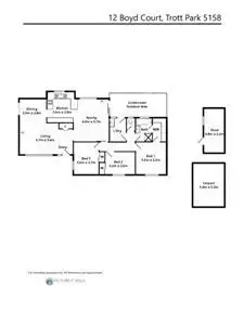Floorplan of Homely house listing, 12 Boyd Court, Trott Park SA 5158