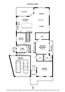 Floorplan of Homely house listing, 10 Greenhill Court, Sunbury VIC 3429