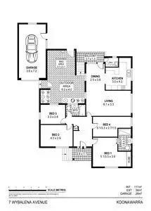 Floorplan of Homely house listing, 7 Wybalena Avenue, Koonawarra NSW 2530