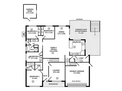 Floorplan of Homely house listing, 30 Thomas Way, Hallett Cove SA