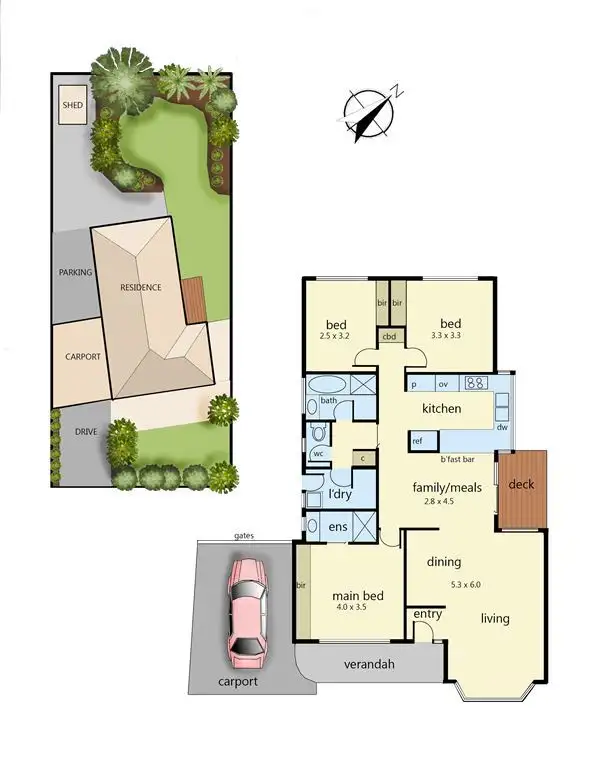 Floorplan of Homely house listing, 17 Granite Drive, Langwarrin VIC 3910