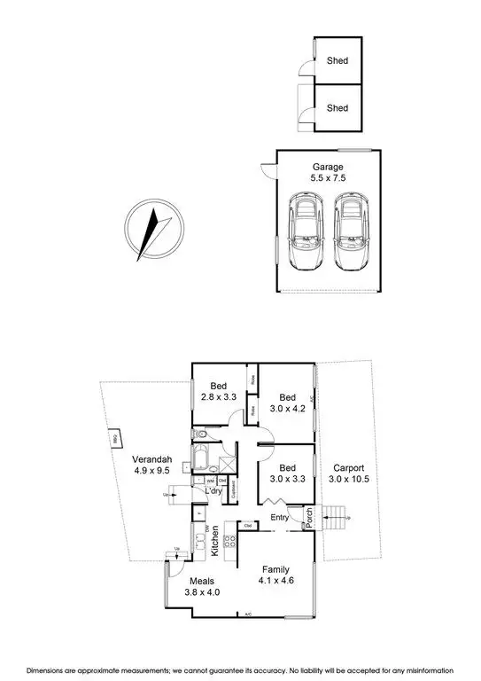 Floorplan of Homely house listing, 32 Leonard Street, Bayswater VIC 3153