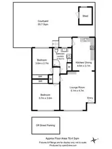 Floorplan of Homely unit listing, 1/5 Shoreline Drive, Howrah TAS