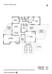 Floorplan of Homely house listing, 9 Cedar Close, Albany Creek QLD 4035
