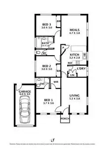 Floorplan of Homely house listing, 52 Backhaus Avenue, Sunbury VIC 3429