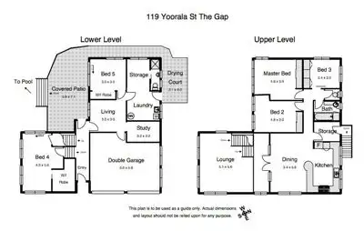 Floorplan of Homely house listing, 119 Yoorala Street, The Gap QLD