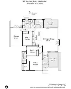 Floorplan of Homely house listing, 97 Bayview Road, Lauderdale TAS 7021
