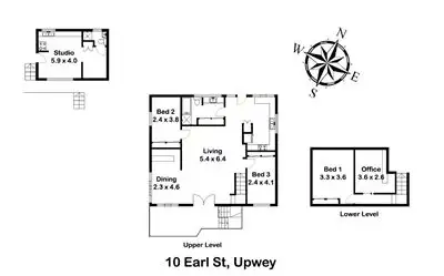 Floorplan of Homely house listing, 10 Earl Street, Upwey VIC