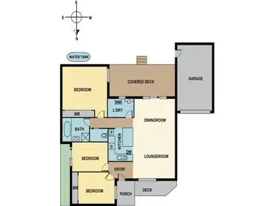 Floorplan of Homely unit listing, 2/16 Mallawa Street, Clayton South VIC