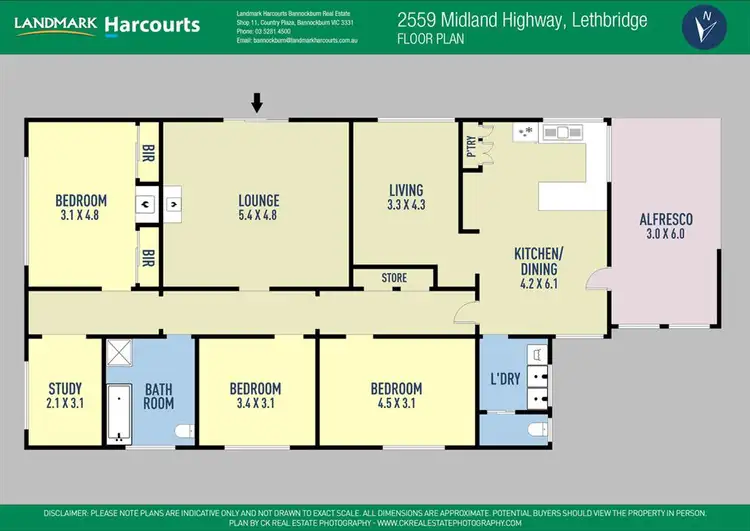 Floorplan of Homely house listing, 2559 Midland Highway, Lethbridge VIC 3332