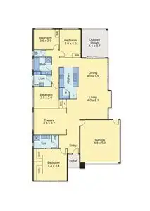 Floorplan of Homely house listing, 5 Woodcutters Grove, Epping VIC 3076