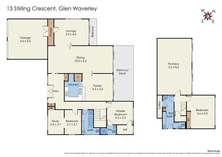 Floorplan of Homely house listing, 13 Stirling Crescent, Glen Waverley VIC 3150