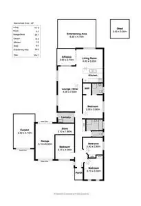 Floorplan of Homely house listing, 96 Pridham Boulevard, Aldinga Beach SA 5173