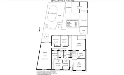 Floorplan of Homely house listing, 20 Yalumba Drive, Paralowie SA