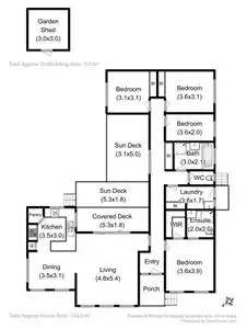 Floorplan of Homely house listing, 25 Kingfisher Street, Kingston TAS