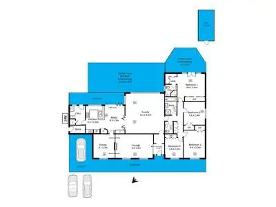 Floorplan of Homely house listing, 15 Ridgway Drive, Flagstaff Hill SA 5159