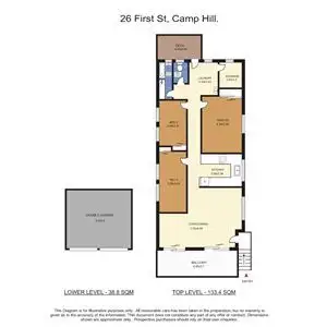 Floorplan of Homely house listing, 26 First Street, Camp Hill QLD 4152
