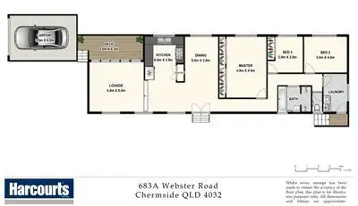 Floorplan of Homely house listing, 683A Webster Road, Chermside QLD 4032