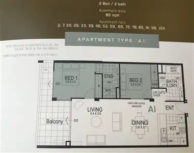 Floorplan of Homely apartment listing, 104/131 Adelaide Tce, East Perth WA 6004
