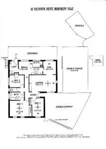 Floorplan of Homely house listing, 42 Kathryn Drive, Morphett Vale SA
