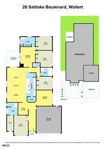 Floorplan of Homely house listing, 28 Saltlake Boulevard, Epping VIC 3076