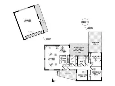 Floorplan of Homely house listing, 14 Shaftsbury Street, Eden Hills SA 5050