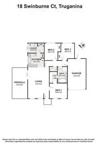 Floorplan of Homely house listing, 18 Swinburne Court, Truganina VIC 3029