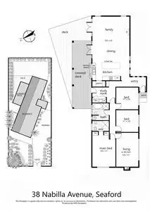 Floorplan of Homely house listing, 38 Nabilla Ave, Seaford VIC 3198