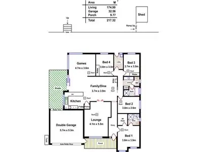 Floorplan of Homely house listing, 13 Explorer Parade, Hewett SA 5118