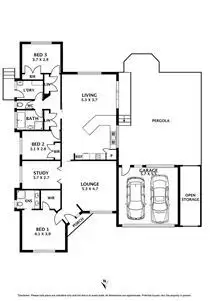 Floorplan of Homely house listing, 11 Lalor Crescent, Sunbury VIC 3429
