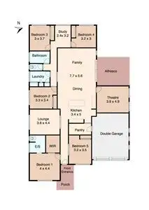 Floorplan of Homely house listing, 20 Holgate Road, Alfredton VIC 3350