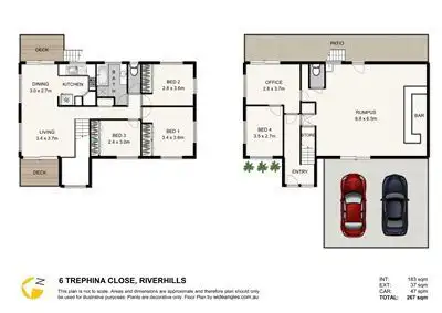 Floorplan of Homely house listing, 6 Trephina Close, Riverhills QLD 4074