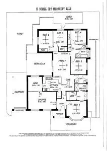 Floorplan of Homely house listing, 13 Bikila Court, Morphett Vale SA 5162