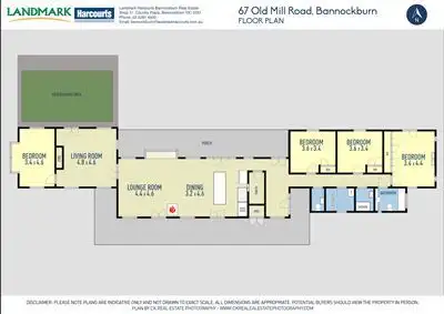 Floorplan of Homely house listing, 67 Old Mill Road, Bannockburn VIC 3331