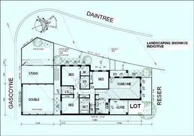 Floorplan of Homely house listing, Lot Daintree way & Gascoyne lane, West Wodonga VIC 3690