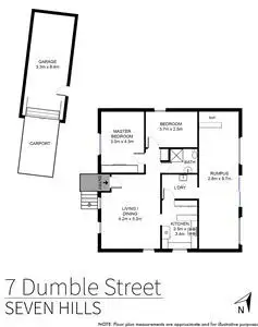 Floorplan of Homely house listing, 7 Dumble Street, Seven Hills NSW 2147