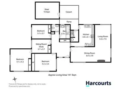Floorplan of Homely house listing, 15 Bembil Street, Howrah TAS 7018