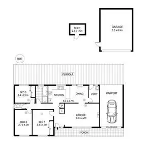 Floorplan of Homely house listing, 13 Hendrix Crescent, Paralowie SA 5108