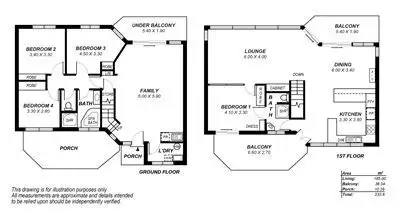 Floorplan of Homely house listing, 21 Seagull Avenue, Hayborough SA 5211