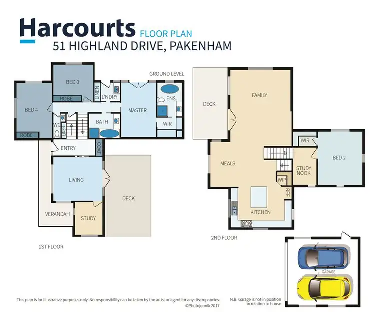 Floorplan of Homely house listing, 51 Highland Drive, Pakenham VIC 3810