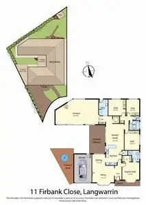 Floorplan of Homely house listing, 11 Firbank Close, Langwarrin VIC 3910
