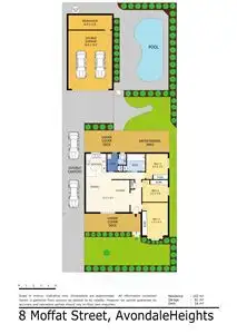 Floorplan of Homely house listing, 8 Moffat Street, Avondale Heights VIC 3034