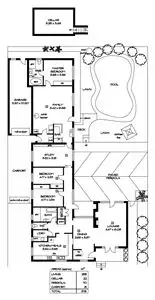 Floorplan of Homely house listing, 28 Meadow Avenue, Hawthorndene SA 5051
